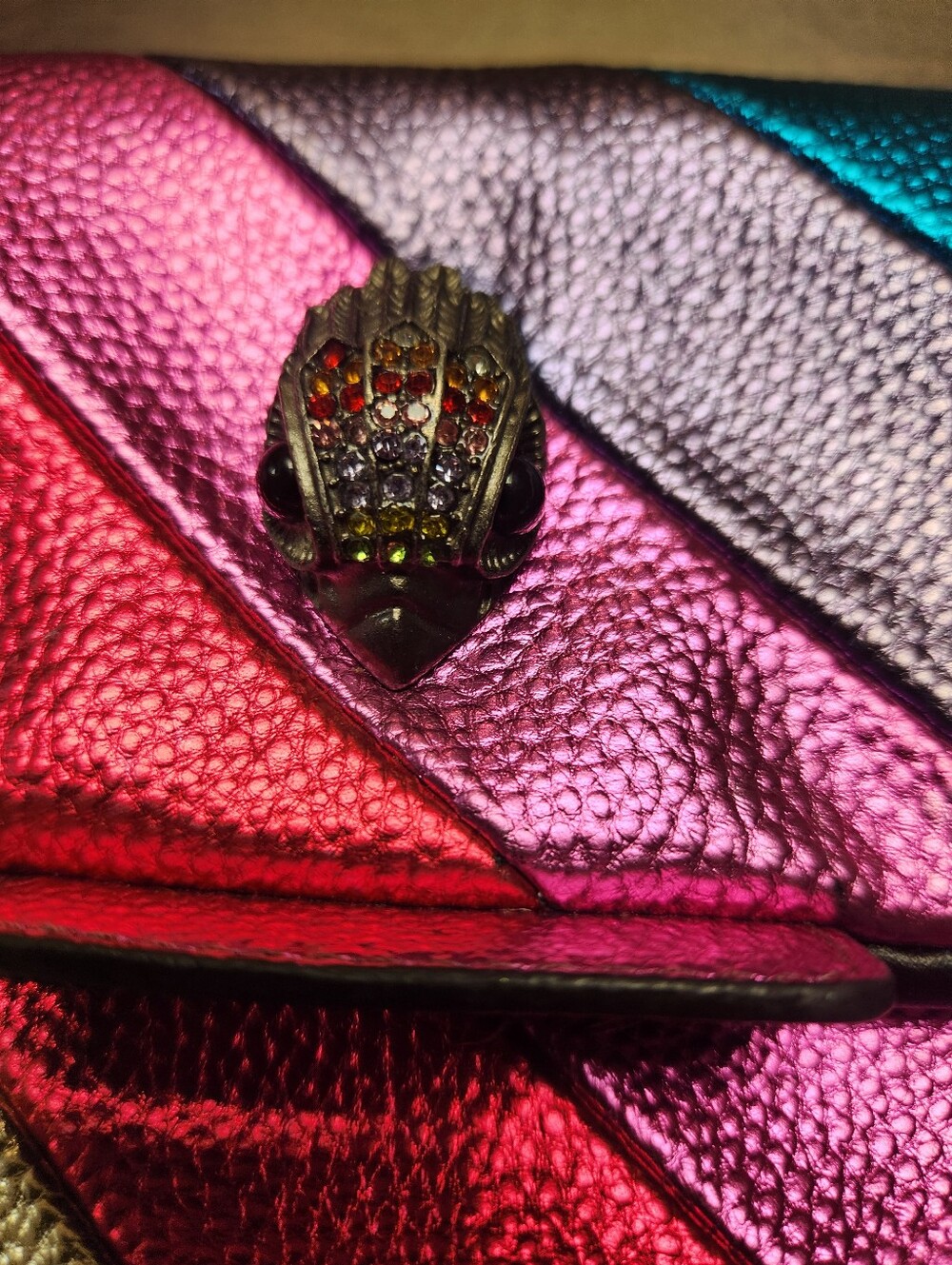 Kurt Geiger Metallic Rainbow Bag Read Description - Picture 15 of 16